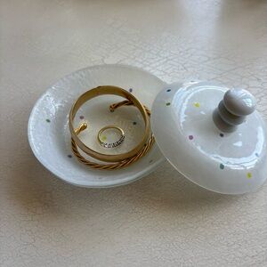 Glass Jewelry Dish